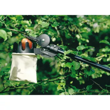Fiskars Apanhador de fruta, comprimento 290 mm, preto/branco, plástico reforçado com fibra de vidro e algodão (110970)
