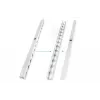 DIGITUS DN-19 ORG-42U calhas verticais de gestão de cabos para racks de 42U (2 unid., cinzentas)