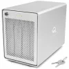 Mercury Elite Pro Quad, caixa para discos prateada, USB 3.2 Gen 2, pronta para RAID