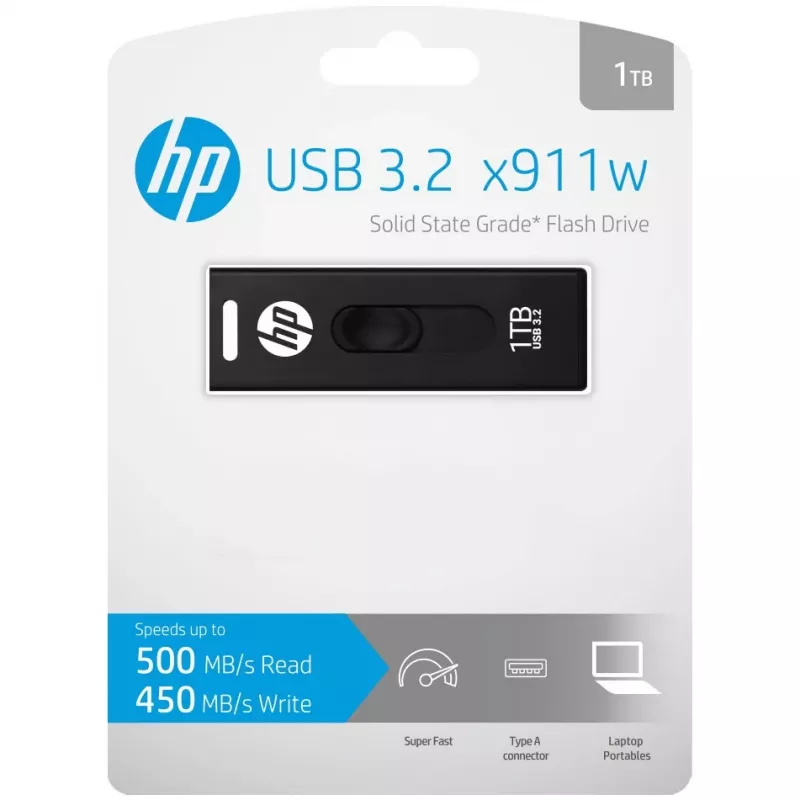 Pen drive 1TB HP USB 3.2 USB HPFD911W-1TB