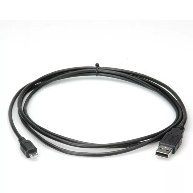 Cabo USB 2.0 ROLINE 11.02.8755 3,0 m Type-A macho – Micro-USB B macho