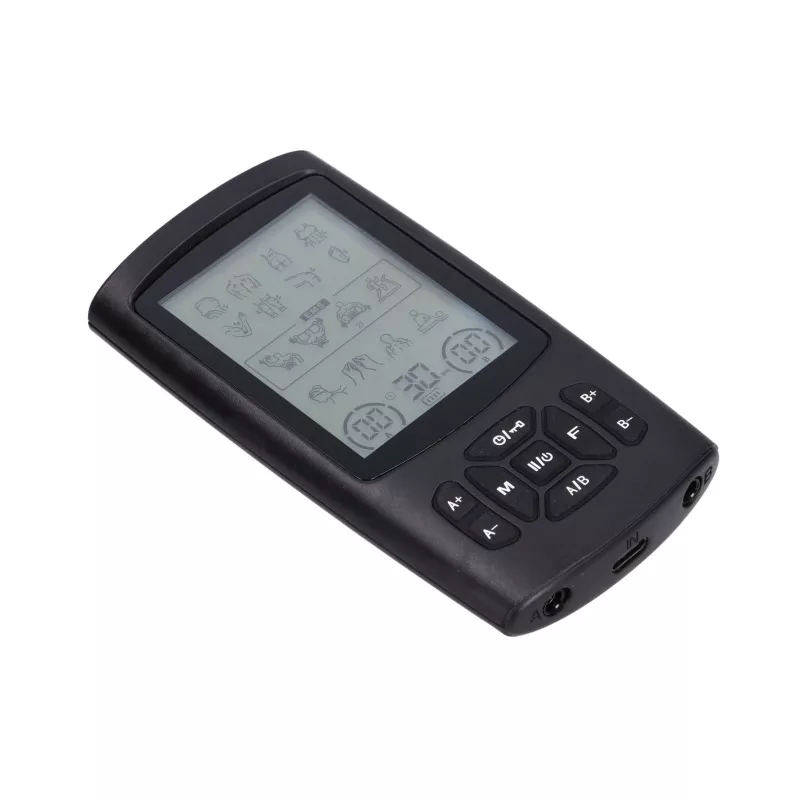 Eletroestimulador TENS/EMS Extralink Vital+ Essential — 2 modos, 20 níveis de intensidade