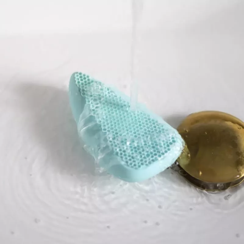 Escova de limpeza facial Homedics FAC-350-EUA Honeycomb Silicon, cabeça de silicone em favo para limpeza suave