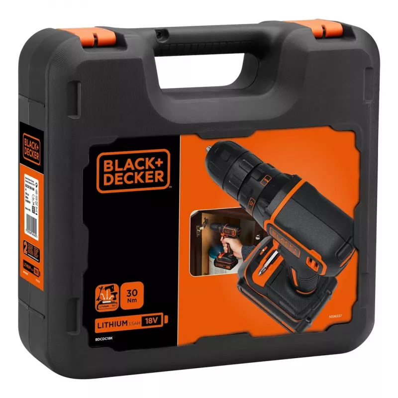 Black & Decker BDCDC18K-QW berbequim preto, O