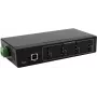 Hub USB Exsys EX-11214HMVS — Hub metálico de 4 portas com proteção ESD de 15 kV