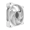 Ventoinha de arrefecimento Darkflash DR08 (branco) — ventoinha para caixa/CPU, modelo DR08 branco, ventoinha única de 120 mm