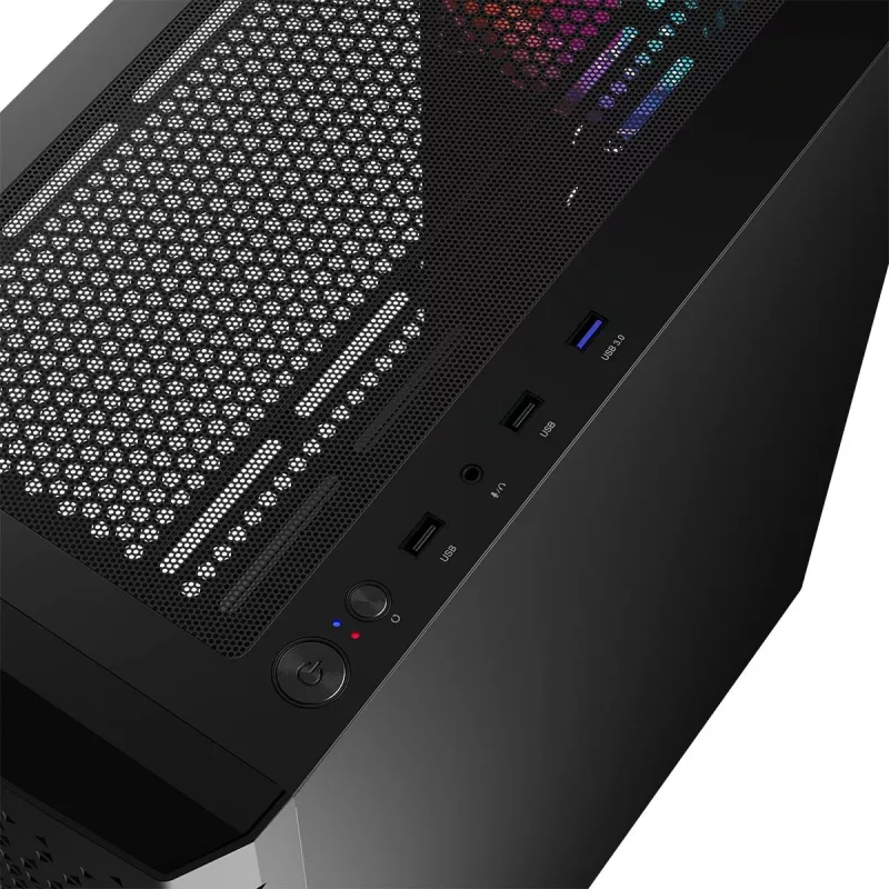 Caixa Logic ARAMIS ARGB MINIDI USB 3.0 preto