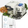 Medidor de energia AEOTEC AEOEZWA046C3A60 — três pinças 60 A com Z-Wave para monitorização monofásica ou trifásica