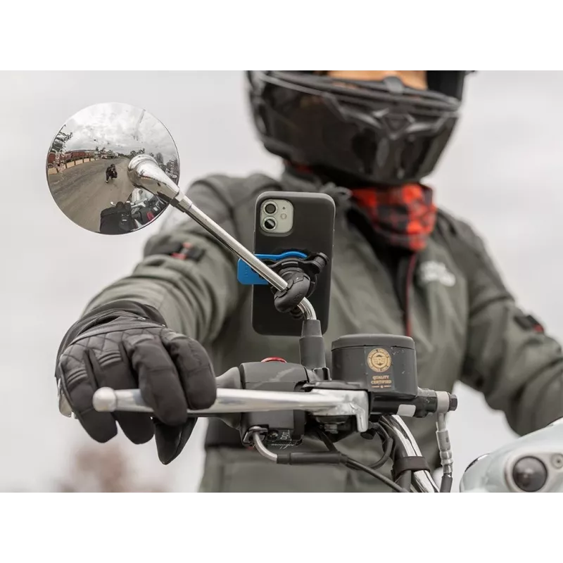 Quad Lock Suporte para espelho Suporte passivo Telemóvel/Smartphone Preto, Azul