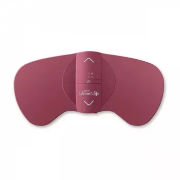 Massajador menstrual Beurer EM 50 Berry — dispositivo elétrico para alívio das dores menstruais