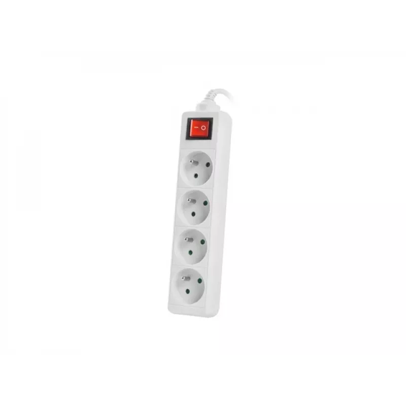 Régua de tomadas Lanberg PS1-04E-0150-W 1,5 m 4 tomadas AC interior branco