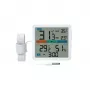 Termómetro-higrómetro MANTA MTO002W com sensor exterior (150 cm), interior 0–+50 °C, exterior -40–+70 °C, humidade do ar 20–95% RH, indicador de conforto, relógio