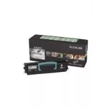 Cartucho de toner Lexmark E35x original preto, rendimento 3500 páginas
