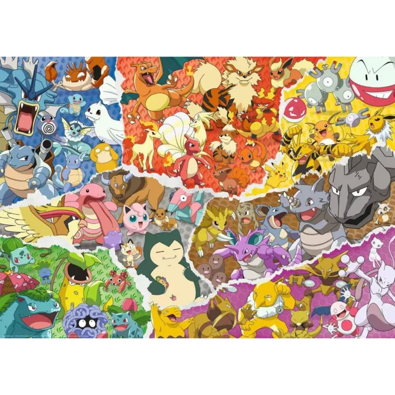 Puzzle Ravensburger Colour puzzle 1000 peças (12000832) — Cartoons, 700 mm de largura, idade recomendada 14+