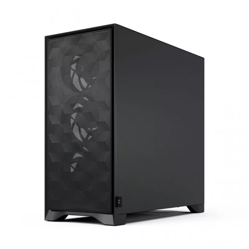 Caixa de PC Fractal Design Pop 2 Air preto TG Midi Tower – ATX, 3 ventoinhas frontais de 120 mm, suporta unidades de 2,5