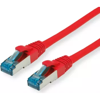 Cabo de rede VALUE S/FTP PiMF Cat.6A Cl. EA Vermelho 0,15 m - FTP - PIMF (21.99.1980)