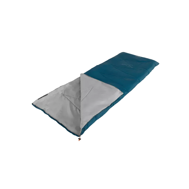 Easy Camp Starling Square saco-cama, 10 °C, azul, fecho em L unidirecional