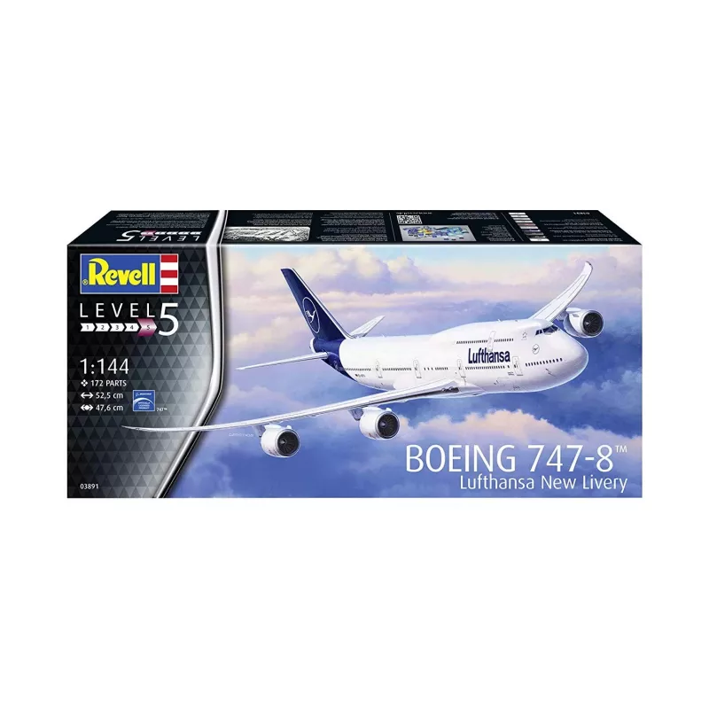 Avião Revell Boeing 747-8 Lufthansa New Livery