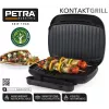 Grelhador elétrico Petra PT4366MBLKVDE preto com revestimento antiaderente e temperatura ajustável