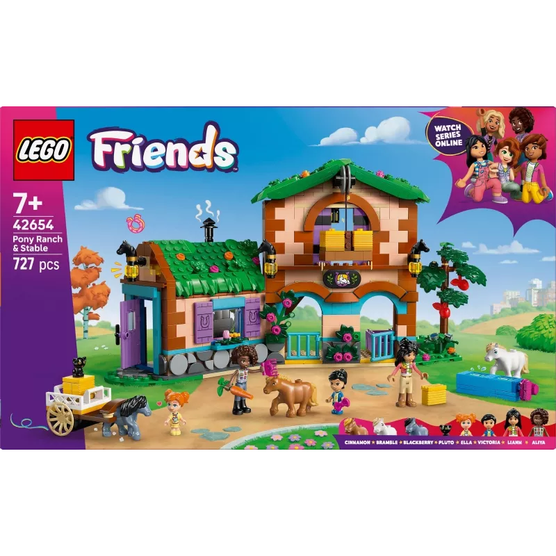 LEGO Friends 42654 Rancho de Póneis e Estábulo