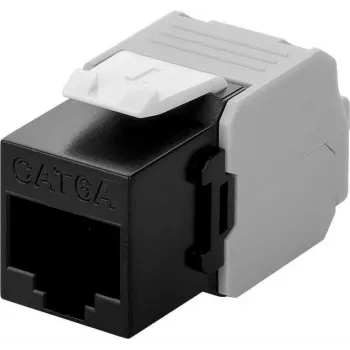Microconnect KEYSTONE-16 Módulo Keystone Plano Preto RJ-45