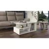 Mesa de centro / Mesa lateral / Mesa de apoio Topeshop PRIMA BIEL, mesa de centro de forma livre, 1 perna
