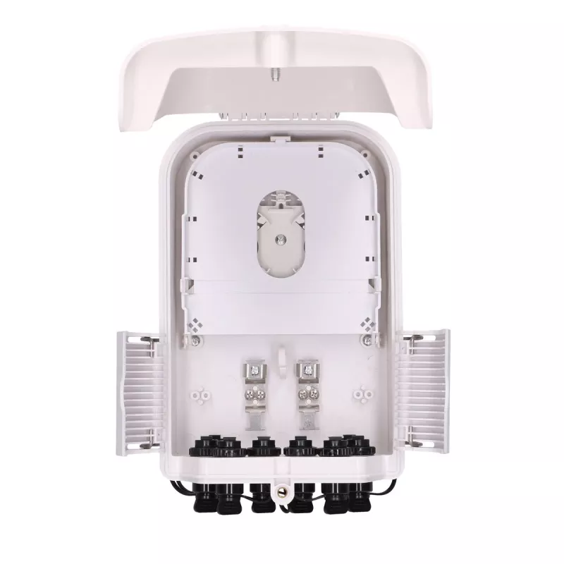 Unidade de terminação de fibra ótica Extralink Amaris 8 fios branco PVC