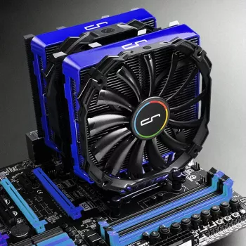 Peça de refrigeração para computador Cryorig CR-CCI — acessório ABS azul para R1 Universal / R1 Ultimate (140×23×131 mm)