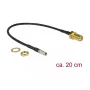 Cabo coaxial DeLOCK 89912 RG-174 0,2 m TS-9 SMA preto