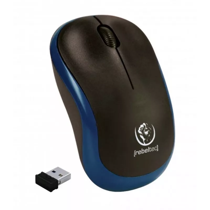 Rato ótico sem fios Rebeltec METEOR azul RBLMYS00048 USB
