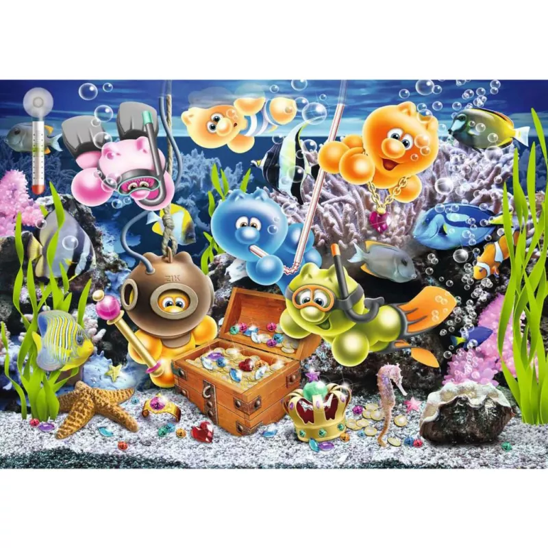 Ravensburger Puzzle 12001427 – 1000 peças, cartoons, recomendado a partir dos 14 anos