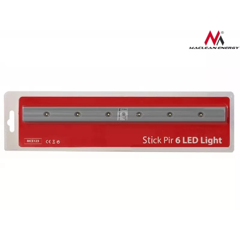 Luminária LED de armário Maclean MCE123 com sensor de movimento