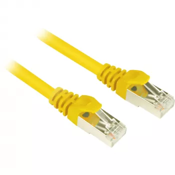 Cabo de rede Sharkoon RJ-45 Cat6 3 m amarelo
