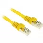 Cabo de rede Sharkoon RJ-45 Cat6 3 m amarelo