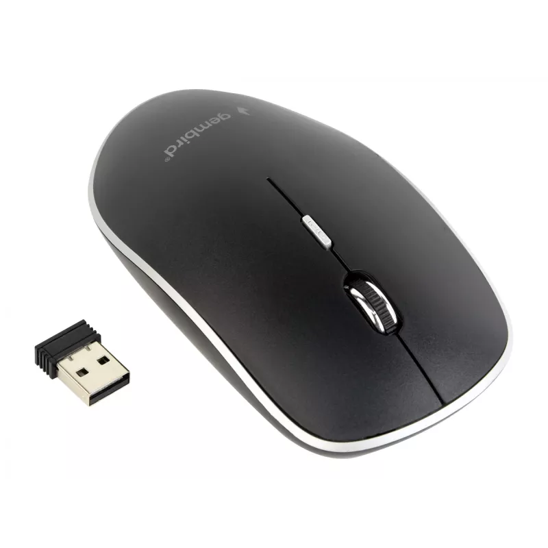Rato USB OPTICAL WRL preto/SILENT MUSW-4BS-01 GEMBIRD