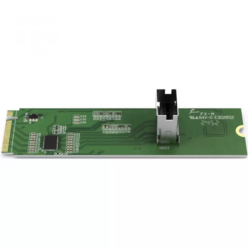 ICY DOCK - SSD M.2 NVMe PCIe 4.0 para 1 x Adaptador SlimSAS 4i com Redriver