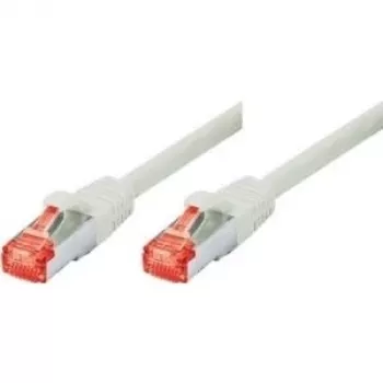 Tecline exertis Connect - cabo de rede - RJ-45 (macho) para RJ-45 (macho) - 15 m - cabo SSTP - CAT 6 - isento de halogéneos - cinzento (71515)