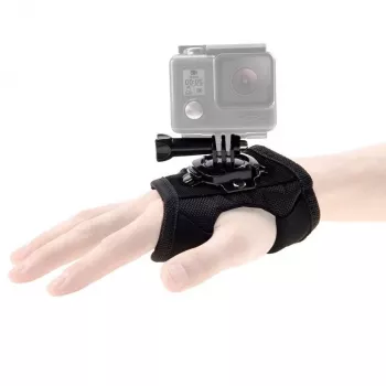 Suporte de pulso Puluz para câmaras de ação com rotação 360° — compatível com GoPro HERO 7/6/5/4/3/2, SJCAM, Xiaomi
