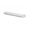 DIGITUS DN-91624S patch panel de 24 portas Cat6 blindado, 1U 19 polegadas, cinzento