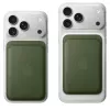 Carteira FineWoven com MagSafe para Apple iPhone verde musgo Microtwill
