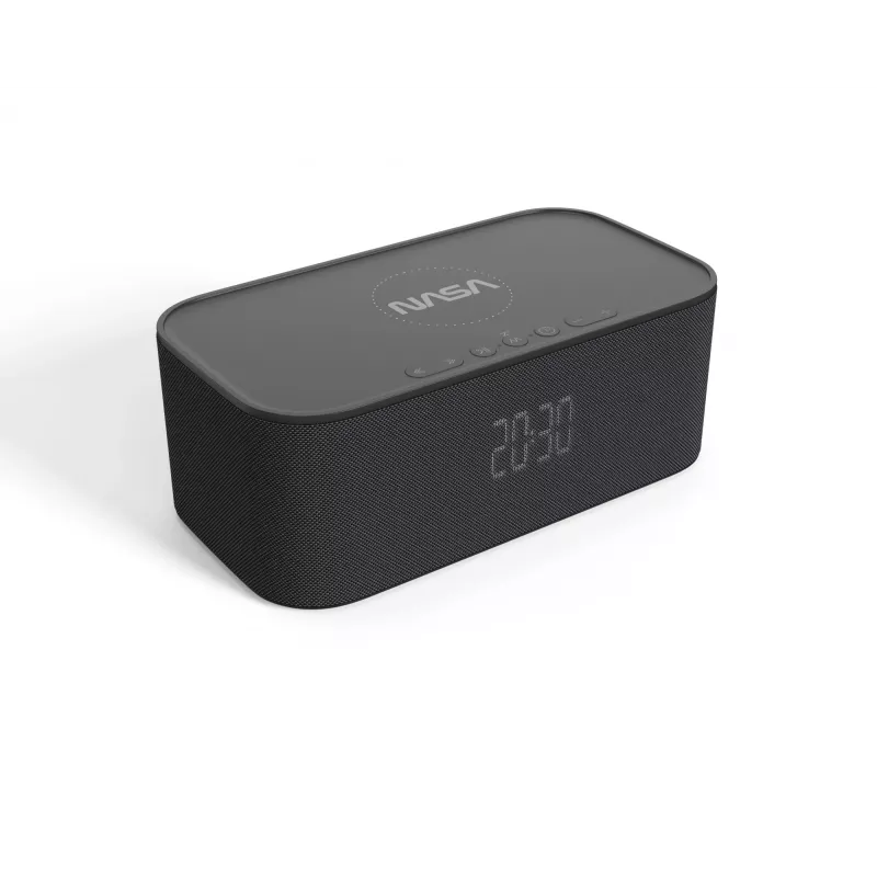 Altifalante Bluetooth/despertador/carregador sem fios NASA SPC800