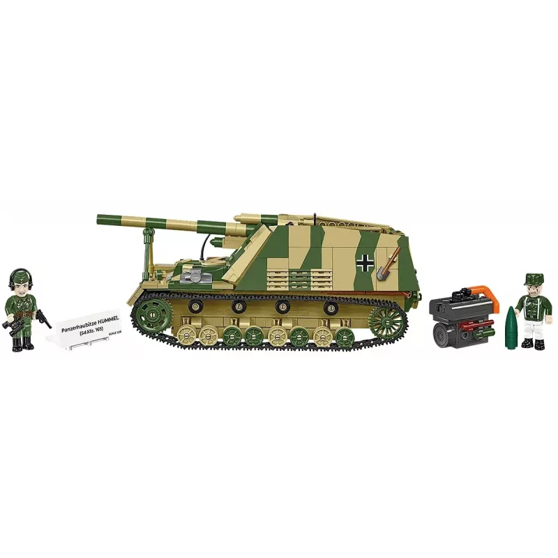 Conjunto de construção Cobi Panzerhaubitze Hummel 1118 peças kit de montagem