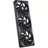 NZXT Performance F360X RGB ventoinha de caixa, 360 mm, estrutura única, preto