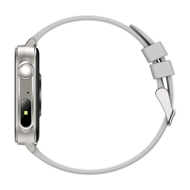 Smartwatch Colmi P80 prateado – smartwatch compacto Colmi P80, caixa prateada