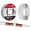 Cabo coaxial Maclean MCTV-471 RG-6/U 50 m branco
