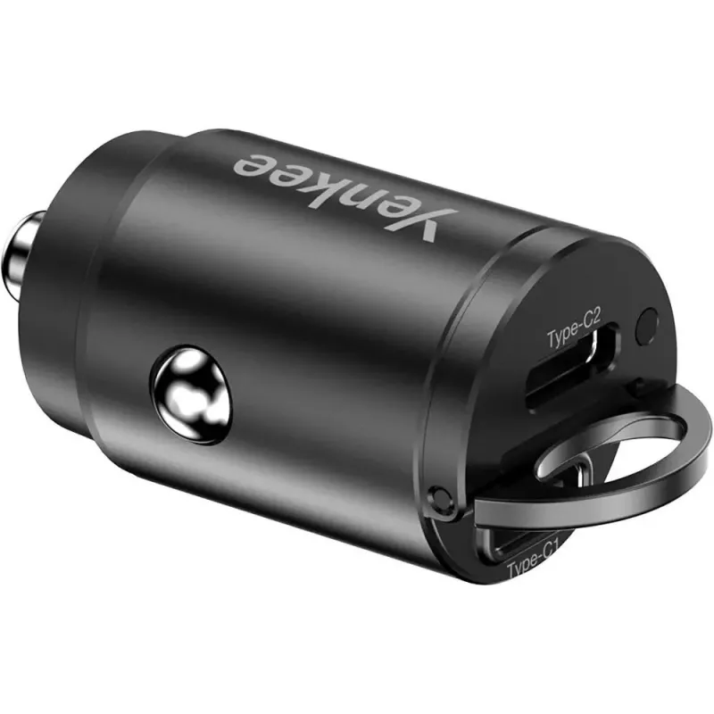 Carregador de automóvel YENKEE CAR 01 Power Delivery 30W 2×USB-C