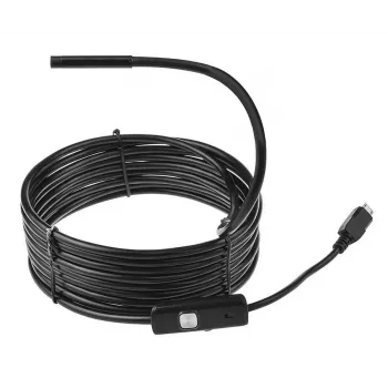 Endoscópio USB MEDIA-TECH ENDOSCOPE 66° CMOS, 640x480 30fps, IP67, 6 LEDs, íman e gancho