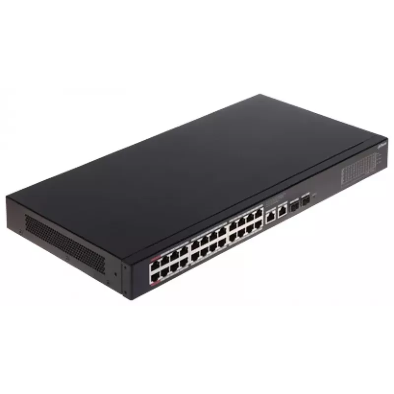 Dahua Technology CS4228-24GT-375 Managed L2 Gigabit Ethernet (10/100/1000) Power over Ethernet (PoE) preto