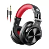 Auscultadores com fios Oneodio A71 (preto e vermelho)