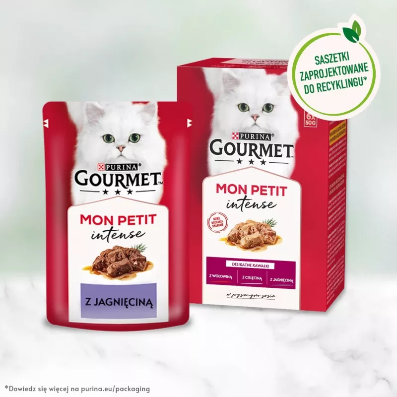 GOURMET Mon Petit Meat Mix - comida húmida para gatos - 6 x 50 g
